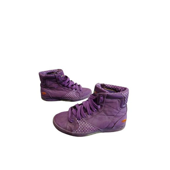 Rocket Dog Rare Purple High Top Tie Sneakers - Picture 1 of 7